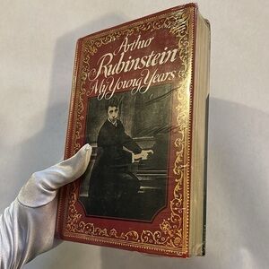 Arthur Rubinstein: My Young Years. New Book in Original Dust Jacket and Plastic